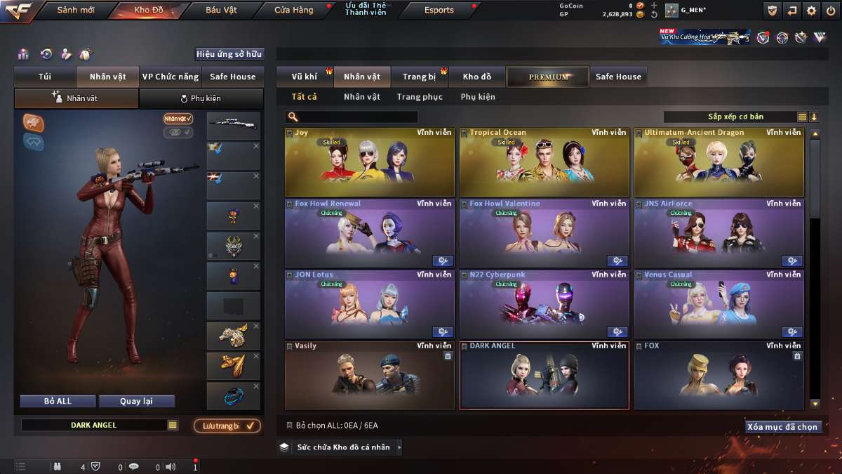 shop acc cf uy tin gia re